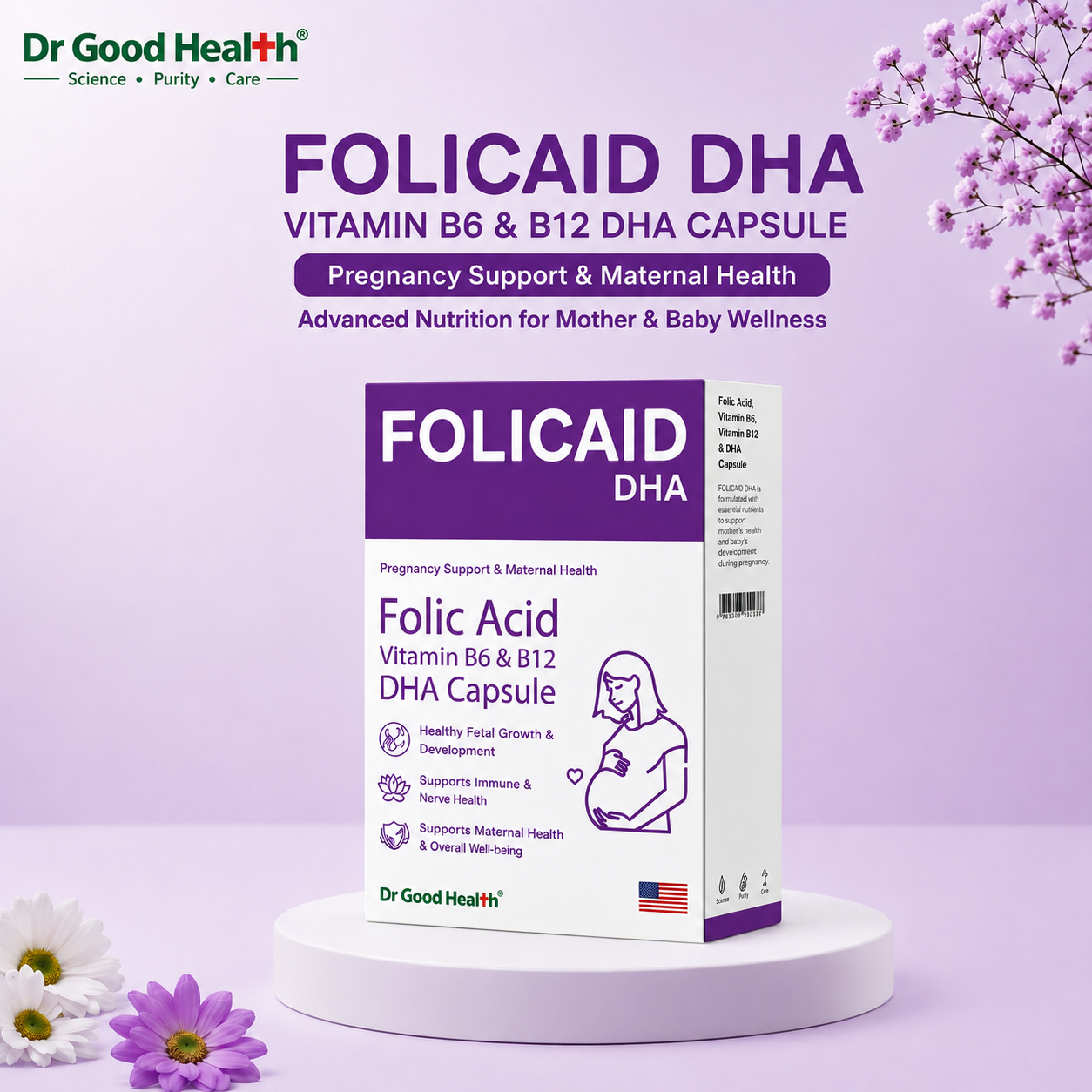 Folicaid DHA Prenatal Support
