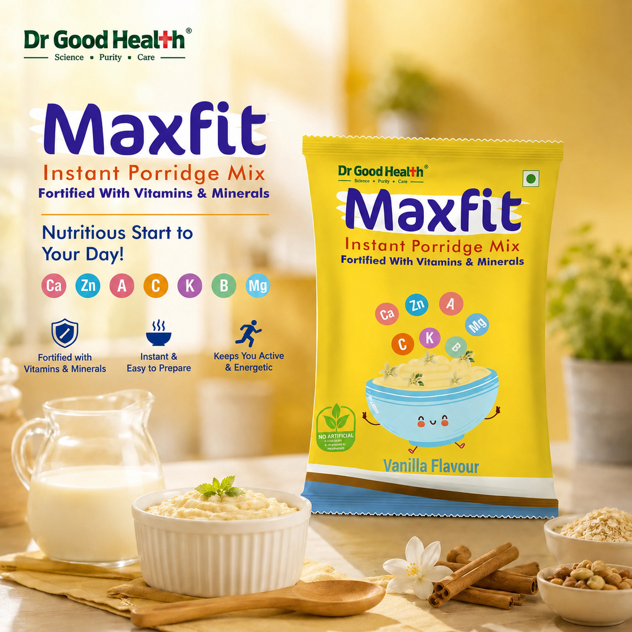 Daily Nutrition with Maxfit Porridge